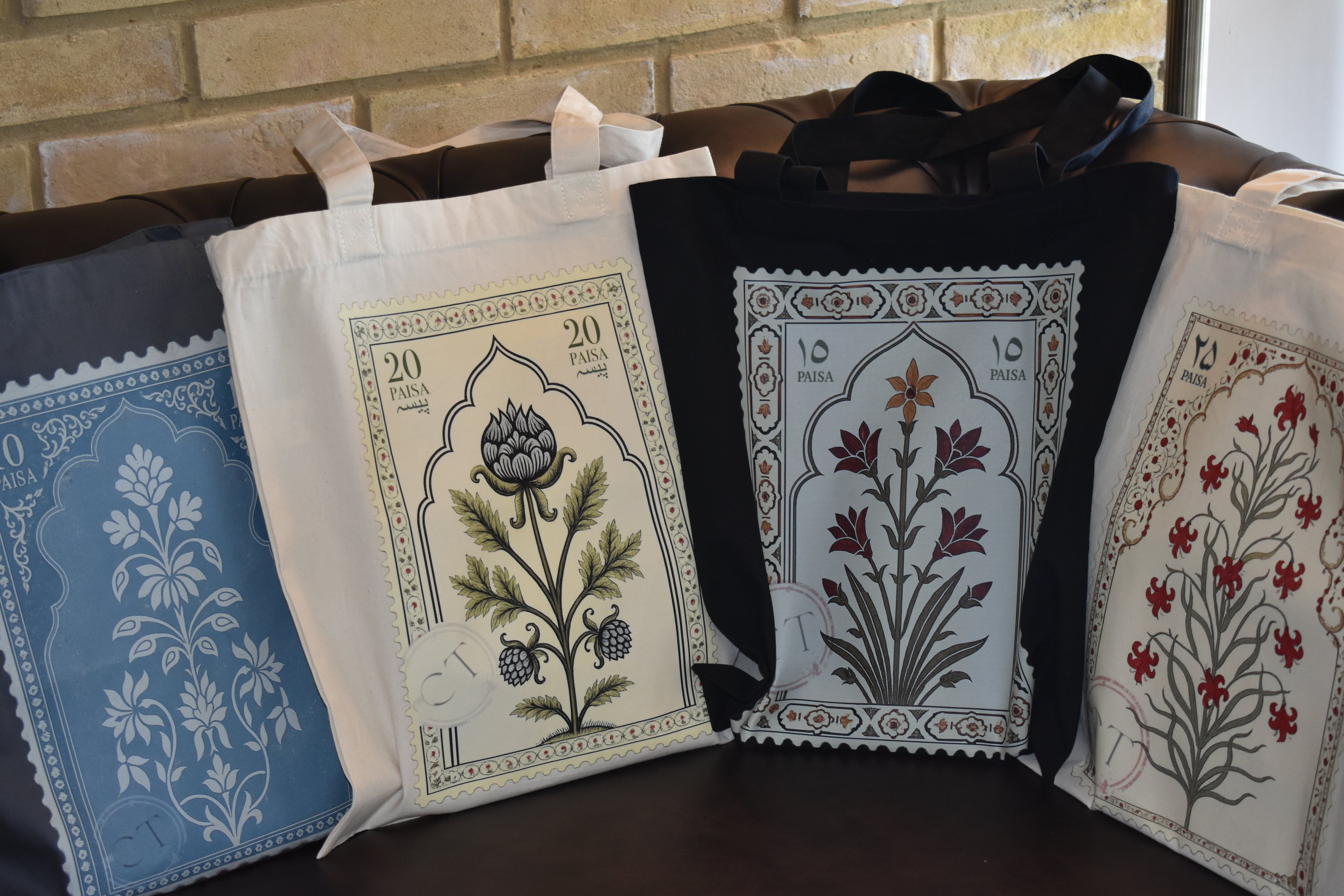 Lotus Stamp Tote